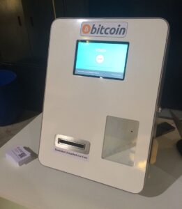 Bitcoin ATM in Zurich, Switzerland.